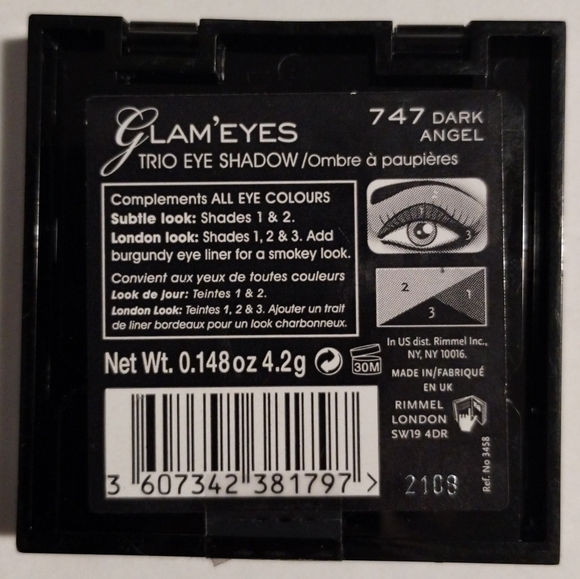 Rimmel Glam'Eyes Trio Eye Shadow - Picture 2 of 6